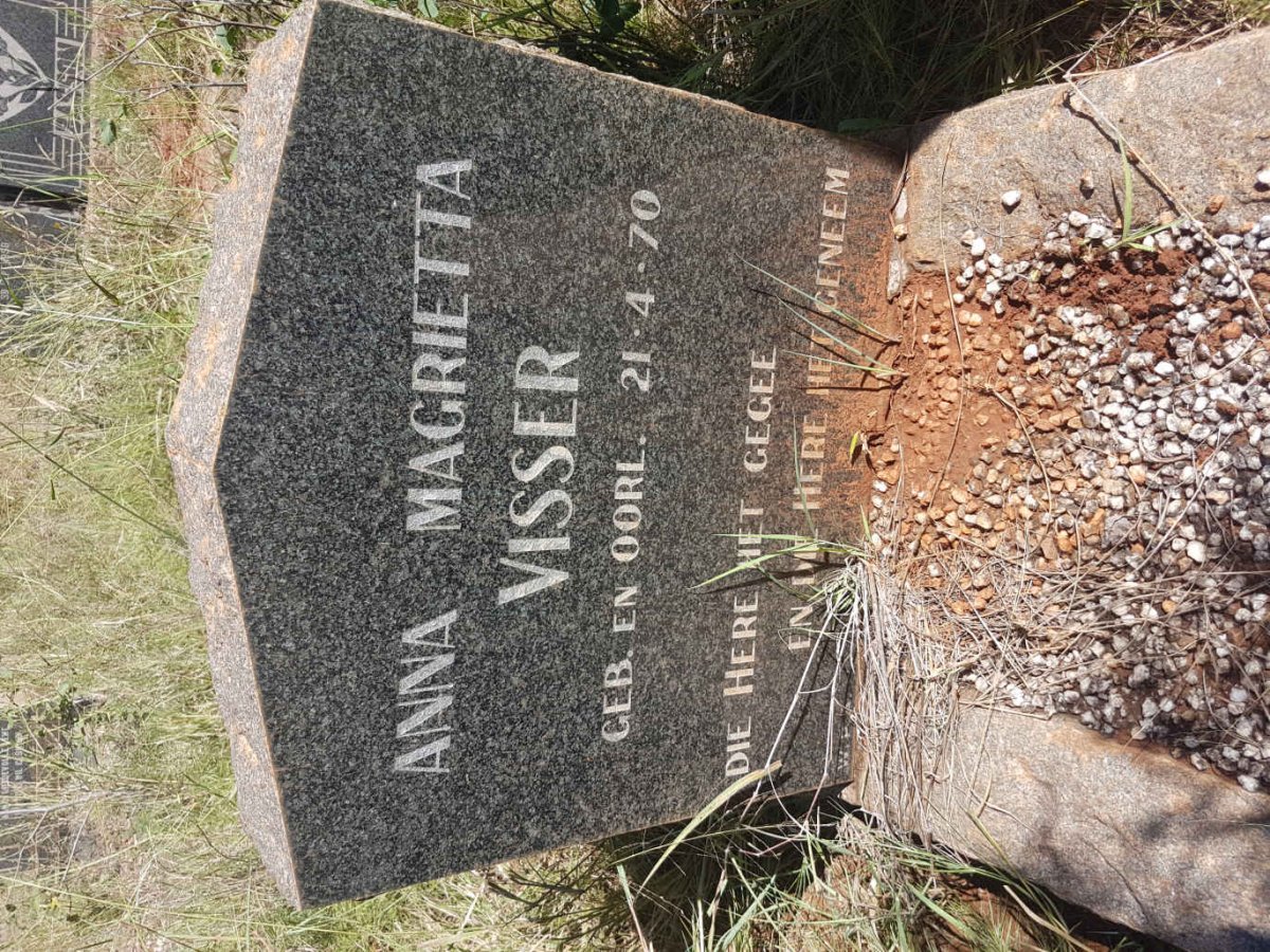 VISSER Anna Magrietta 1970-1970