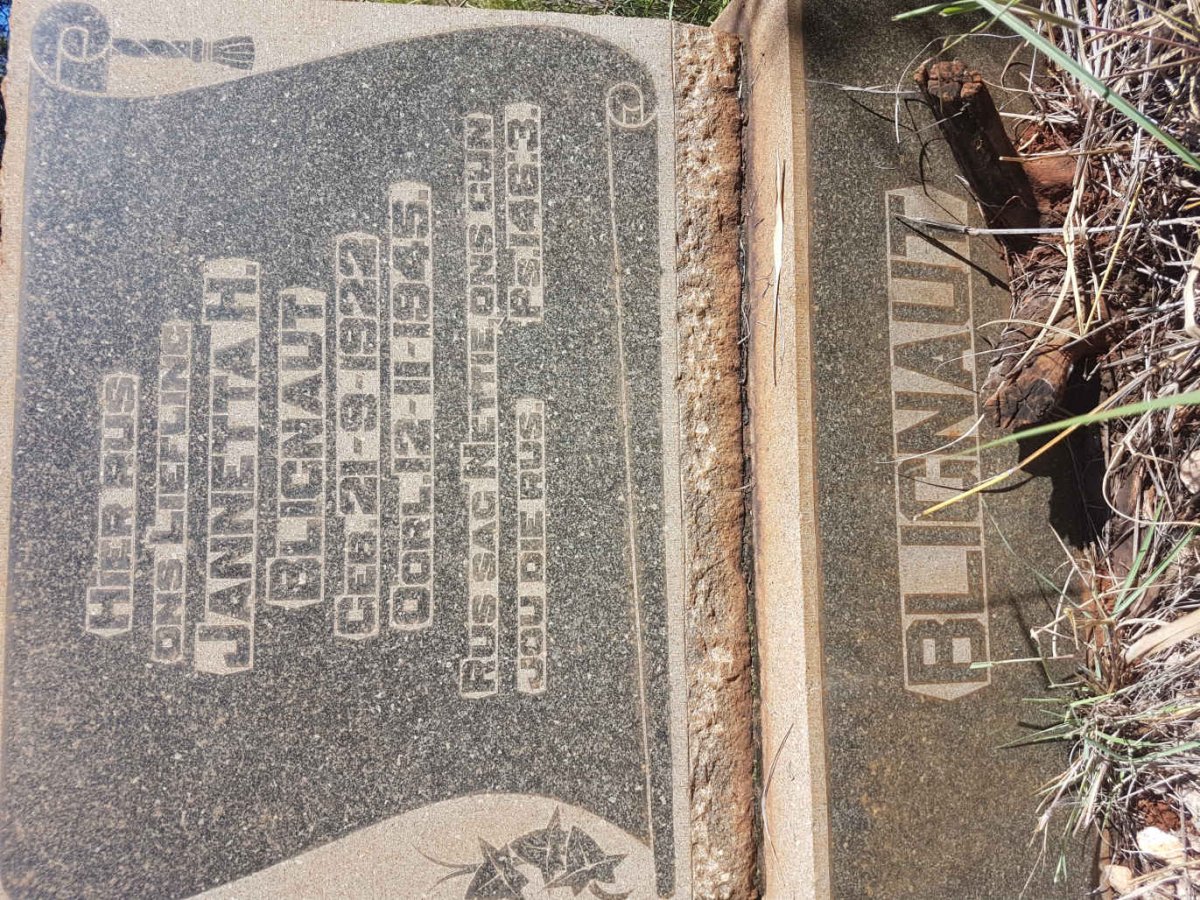 BLIGNAUT Jannetta H. 1922-1945