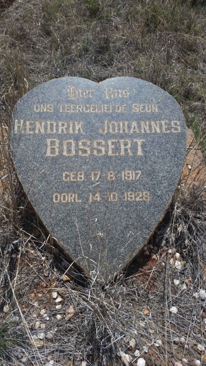 BOSSERT Hendrik Johannes 1917-1928