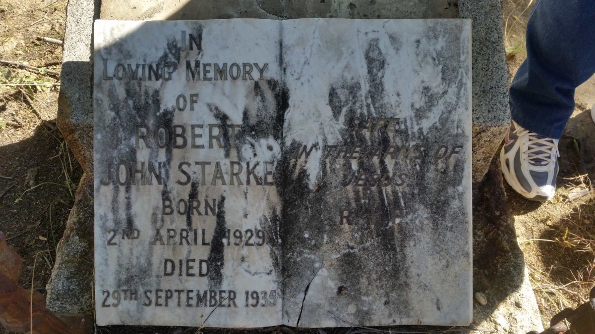 STARKE Robert John 1929-1935