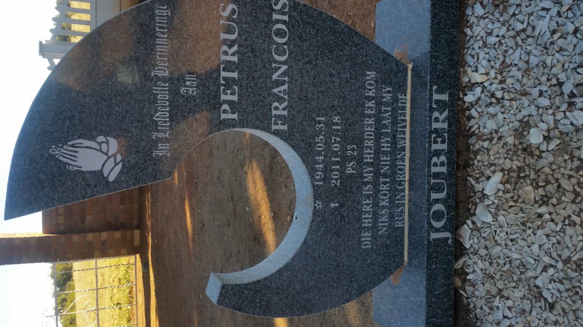 JOUBERT Petrus Francois 1944-2011