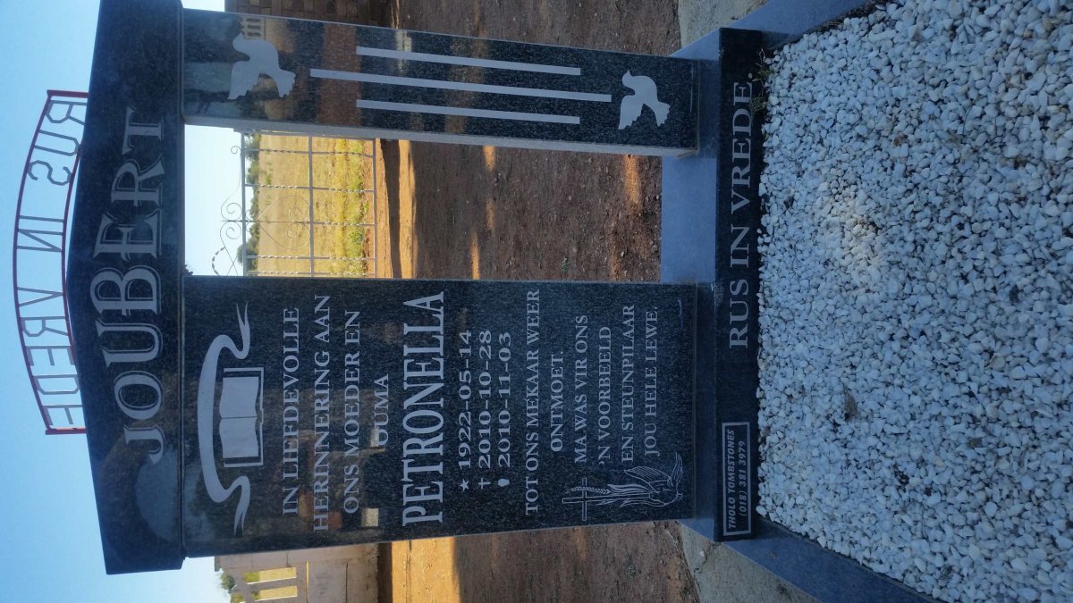 JOUBERT Petronella 1922-2010
