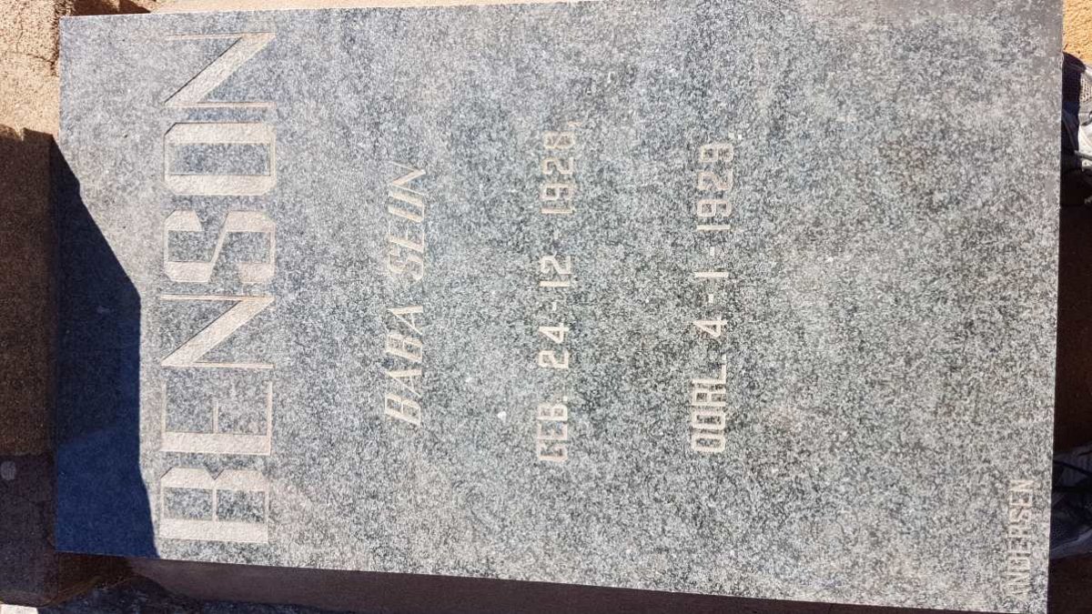 BENSON 1928-1929
