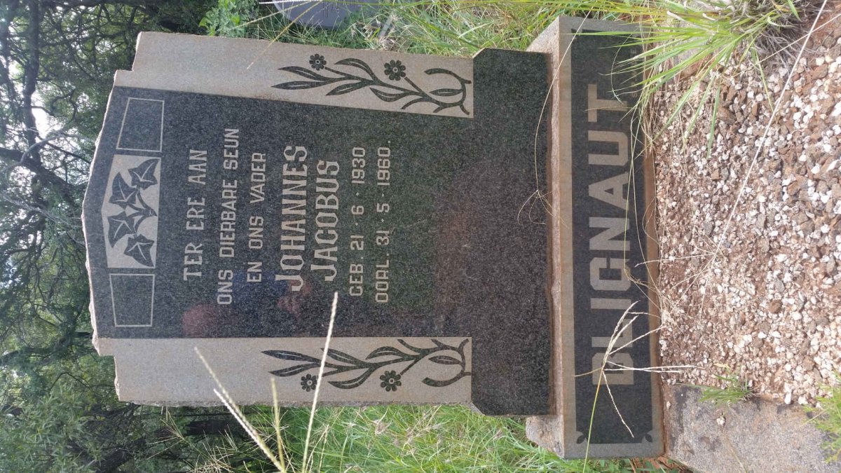 BLIGNAUT Johannes Jacobus 1930-1960