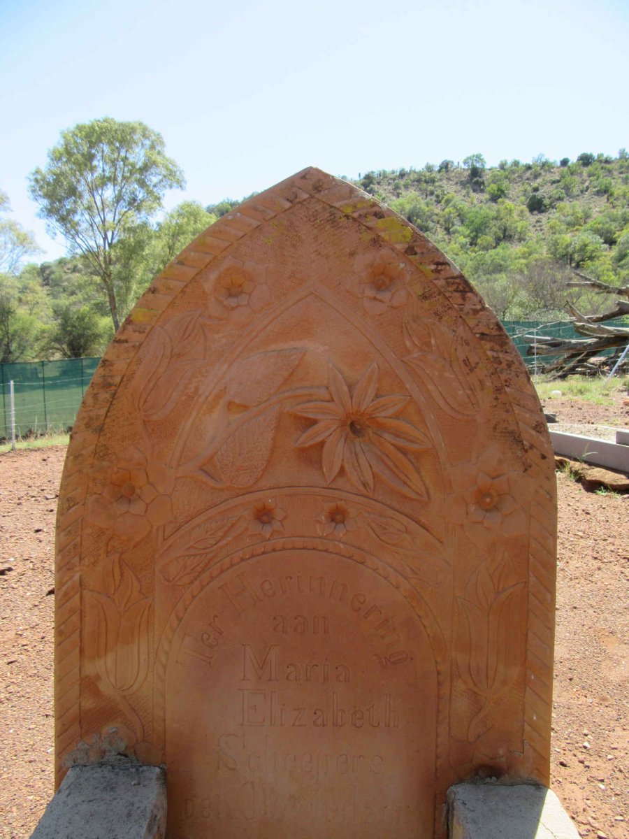 SCHEEPERS Maria Elizabeth nee OBERHOLZER