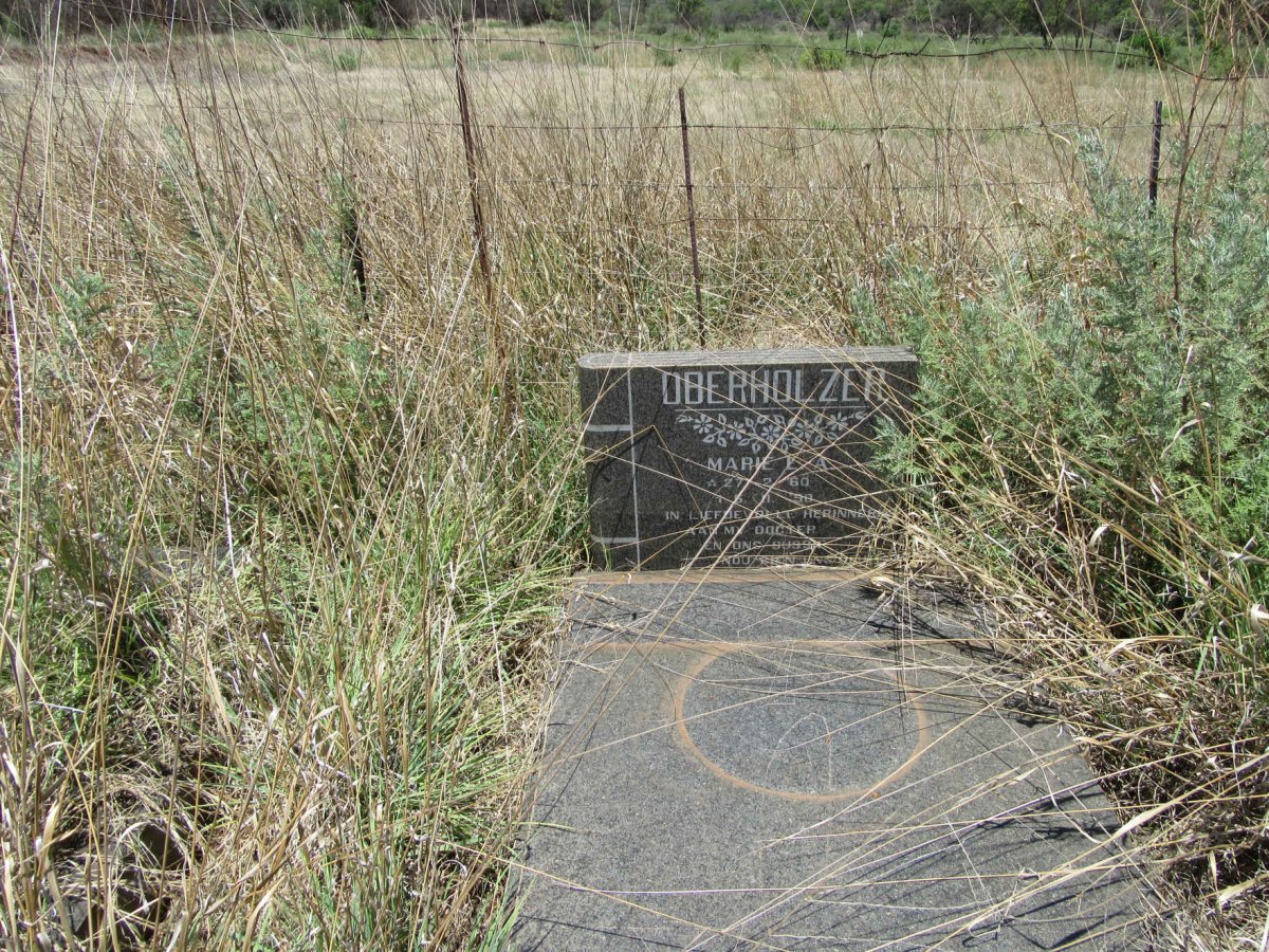 OBERHOLZER Marie E.A. 1960-1990