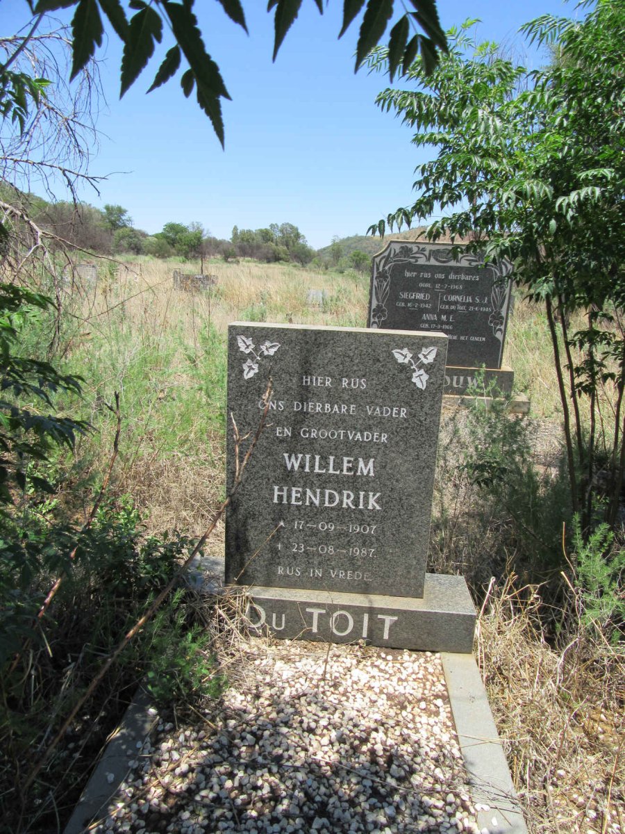 TOIT Willem Hendrik, du 1907-1987