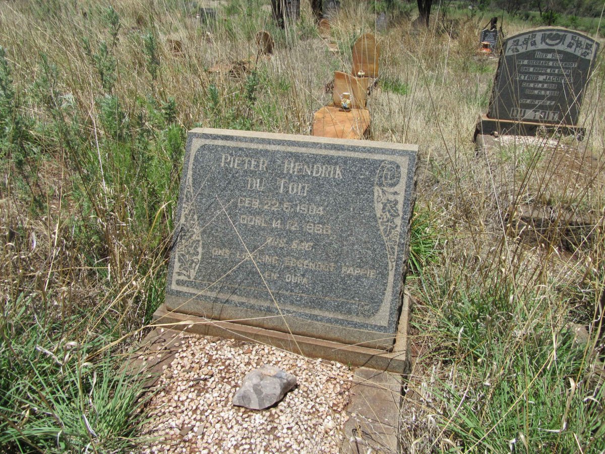 TOIT Pieter Hendrik, du 1904-1966
