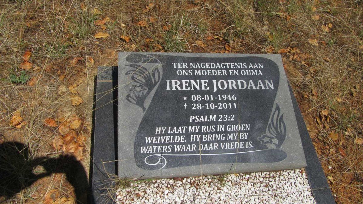 JORDAAN Irene 1946-2011