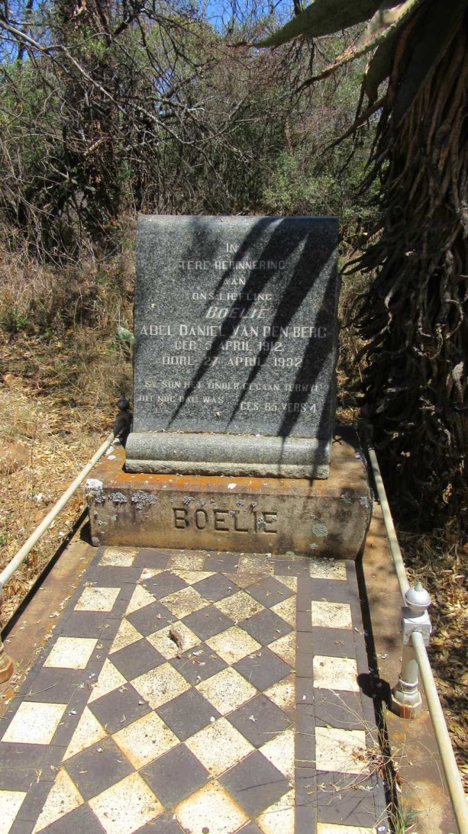 BERG Abel Daniel, van den 1912-1932