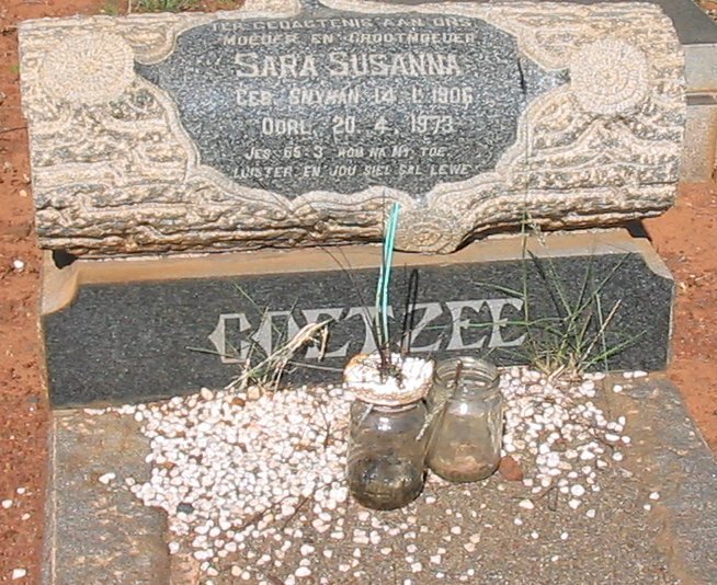 COETZEE Sara Susanna nee SNYMAN 1906-1973