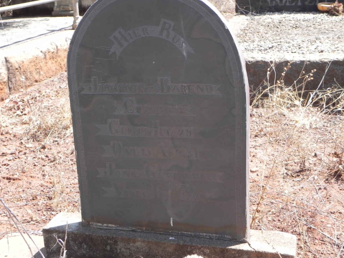 COETZEE Johannes Barend 1929-1931