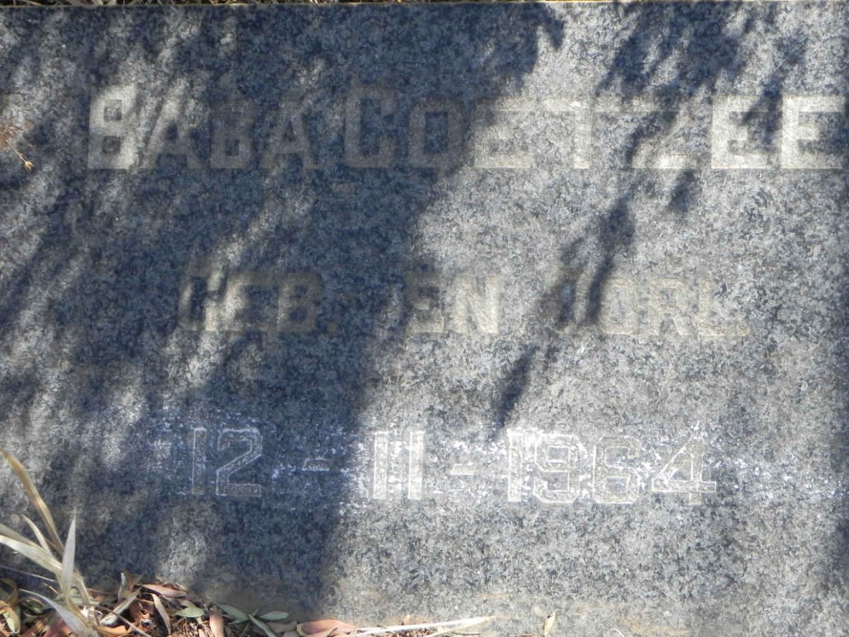 COETZEE Baba 1964-1964