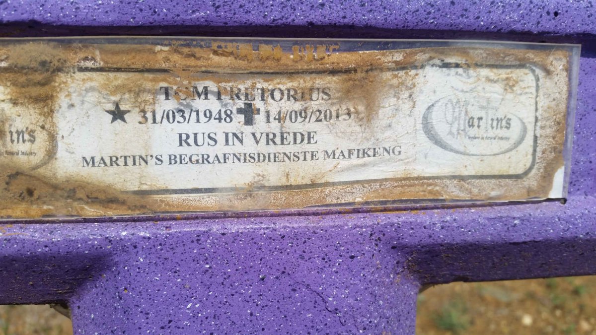PRETORIUS Tom 1948-2013