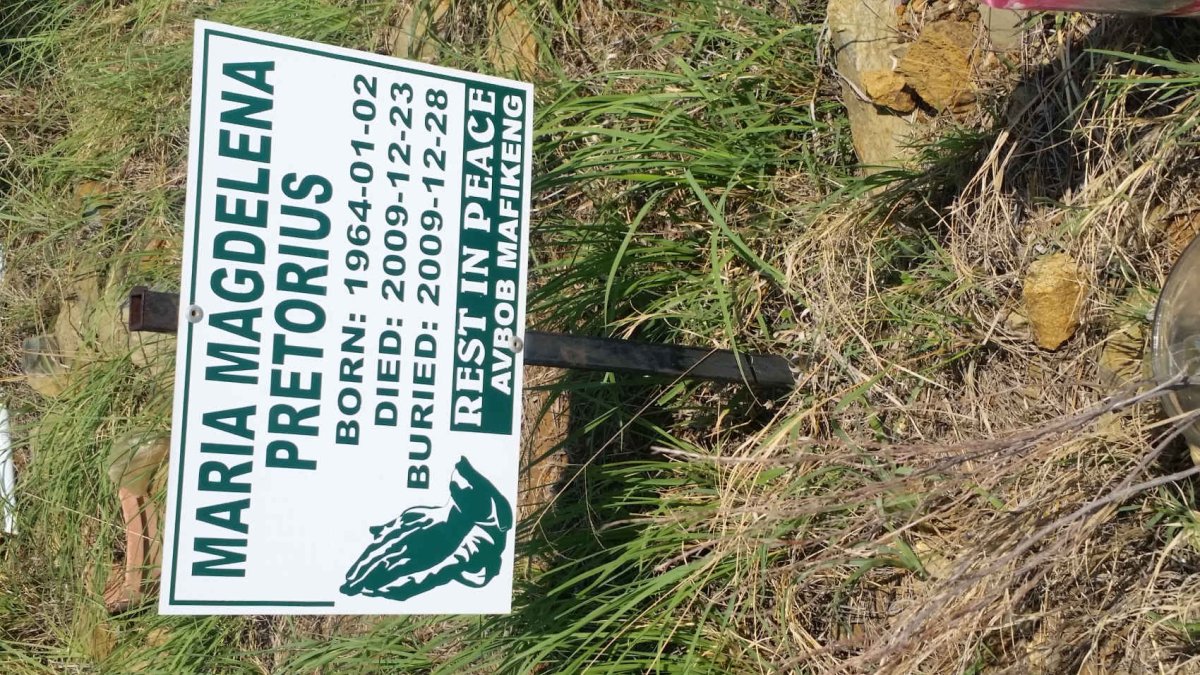 PRETORIUS Maria Magdelena 1964-2009