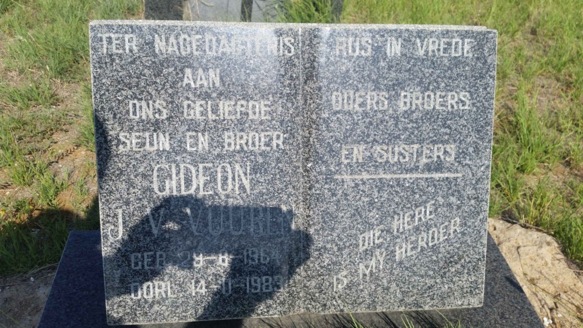 VUUREN Gideon, J.V. 1964-1983