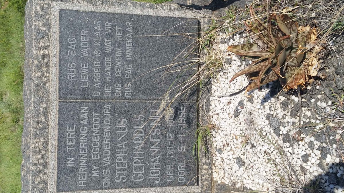 NEL Stephanus Gerhardus Johannes 188?-1956