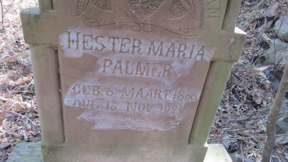 PALMER Hester Maria 1866-1921