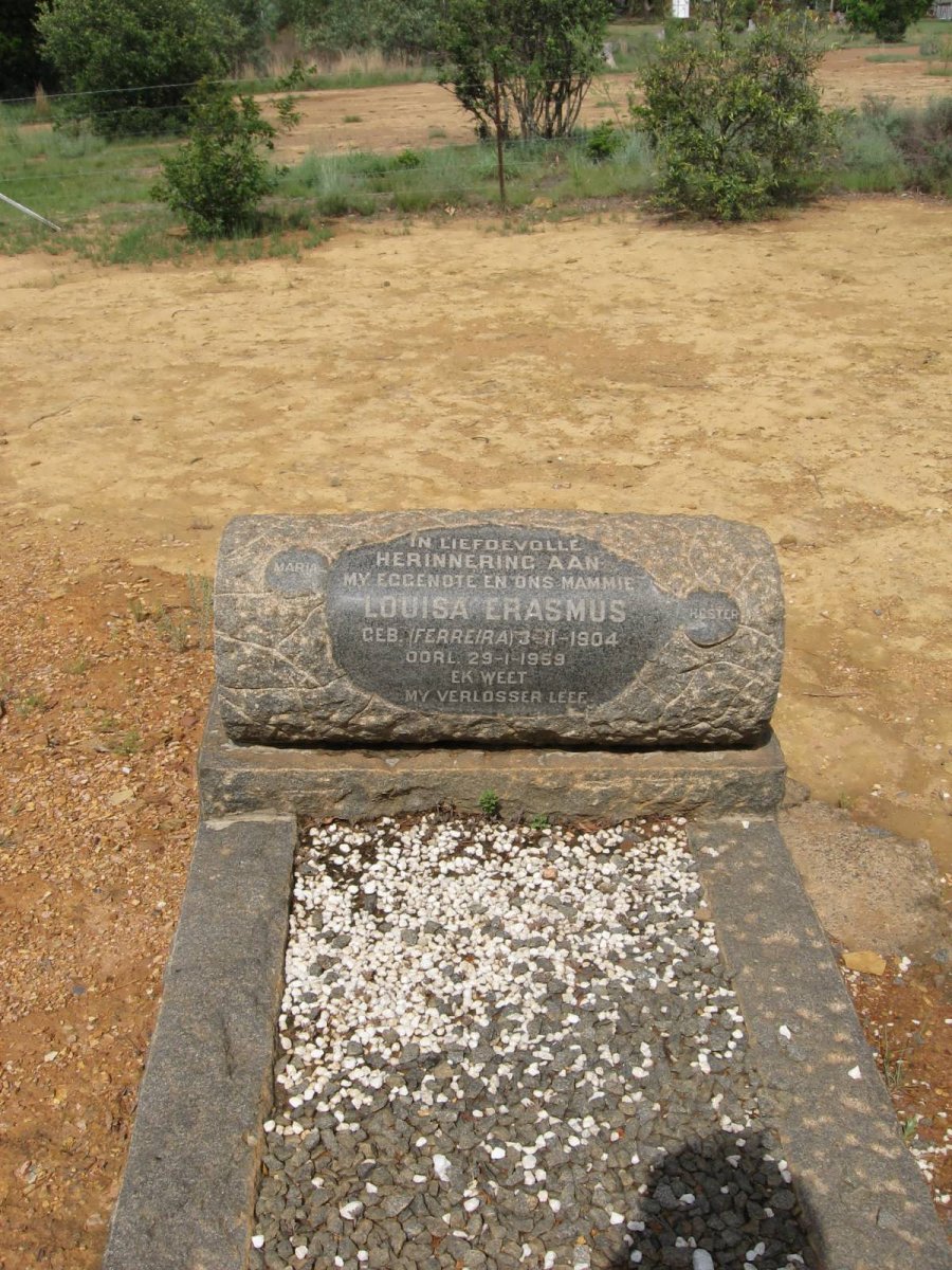 ERASMUS Louisa nee FERREIRA 1904-1959