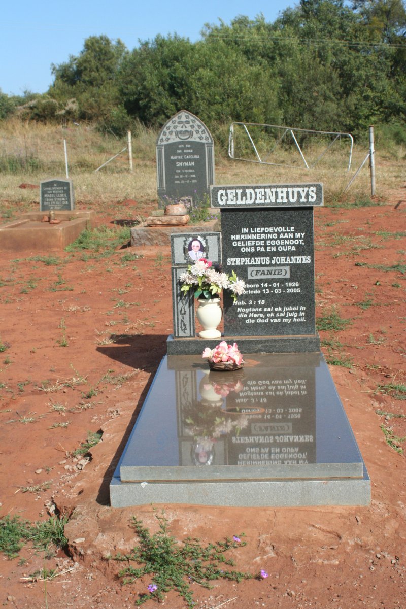 GELDENHUYS Stephanus Johannes ?1926-2005