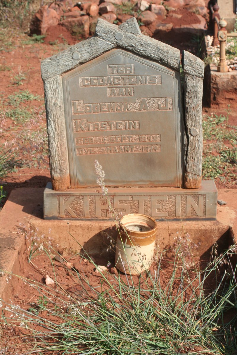 KIRSTEIN Lodewyk A.J. 1892-1914