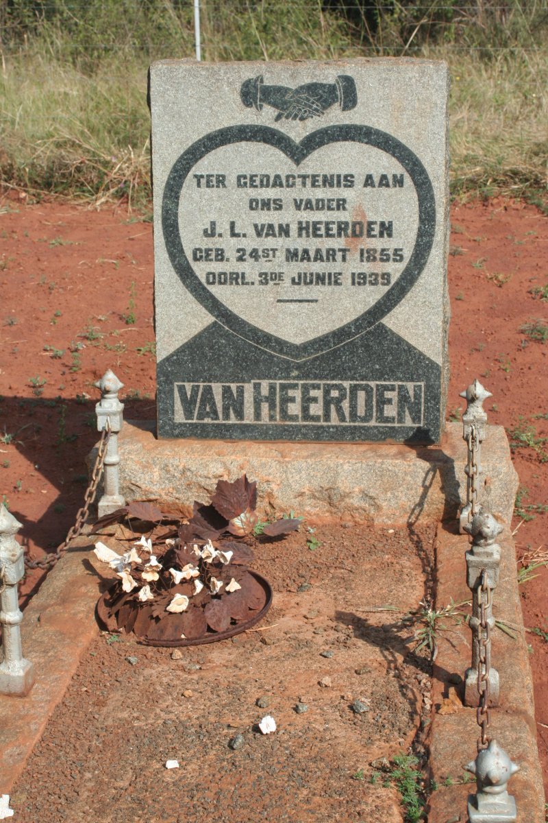 HEERDEN J.L., van 1855-1939