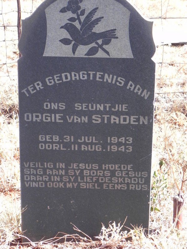 STADEN Orgie, van 1943-1943