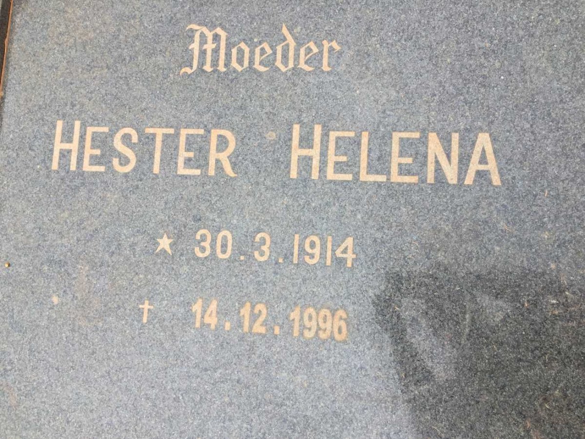 BOTES Jan Melchior 1914-1984 &amp; Hester Helena 1914-1996