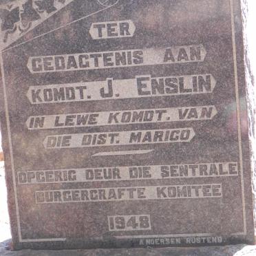ENSLIN J.