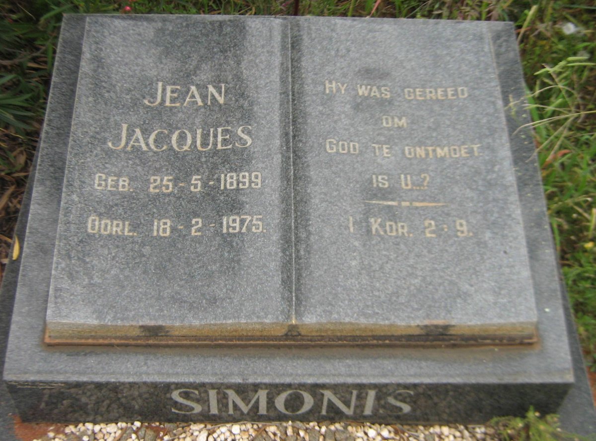 SIMONIS Jean Jacques 1899-1975