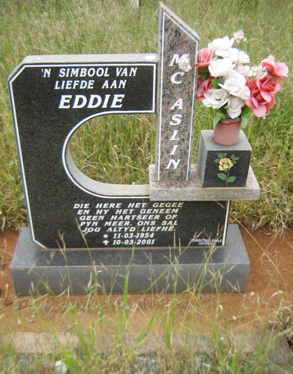 Mc ASLIN Eddie 1954-2001