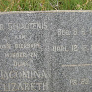 STRYDOM Jacomina Elizabeth 1921-1982