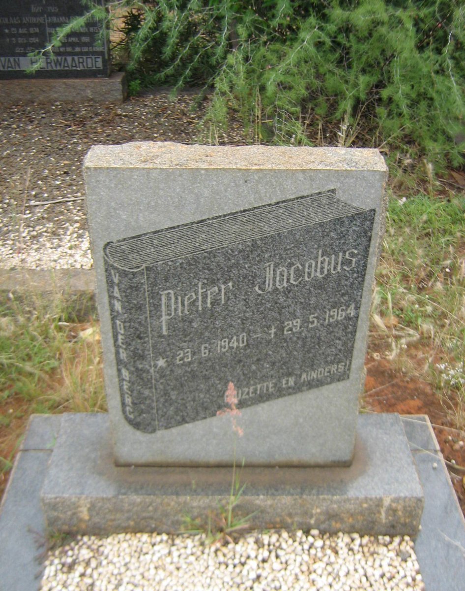 BERG Pieter Jacobus, van der 1940-1964