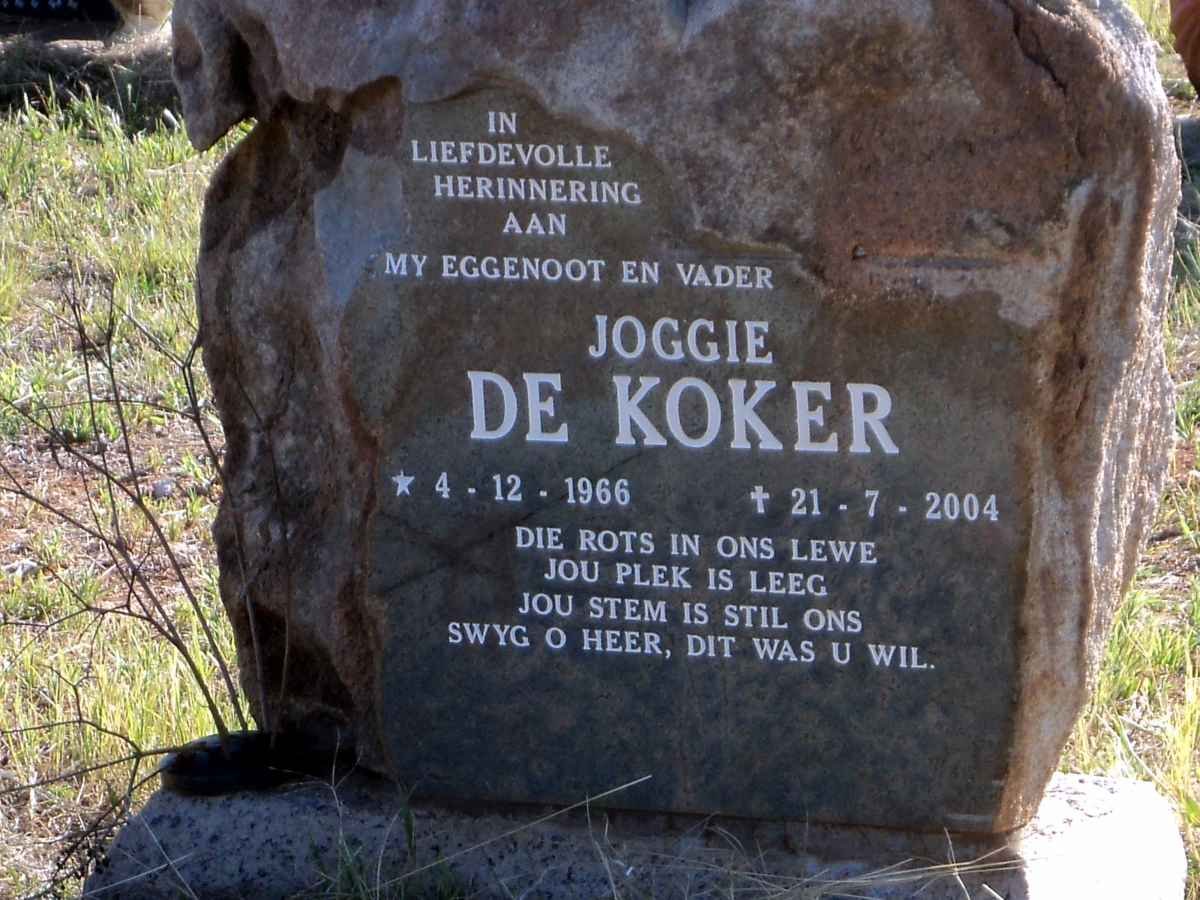 KOKER Joachim Marthinus, de 1966-2004