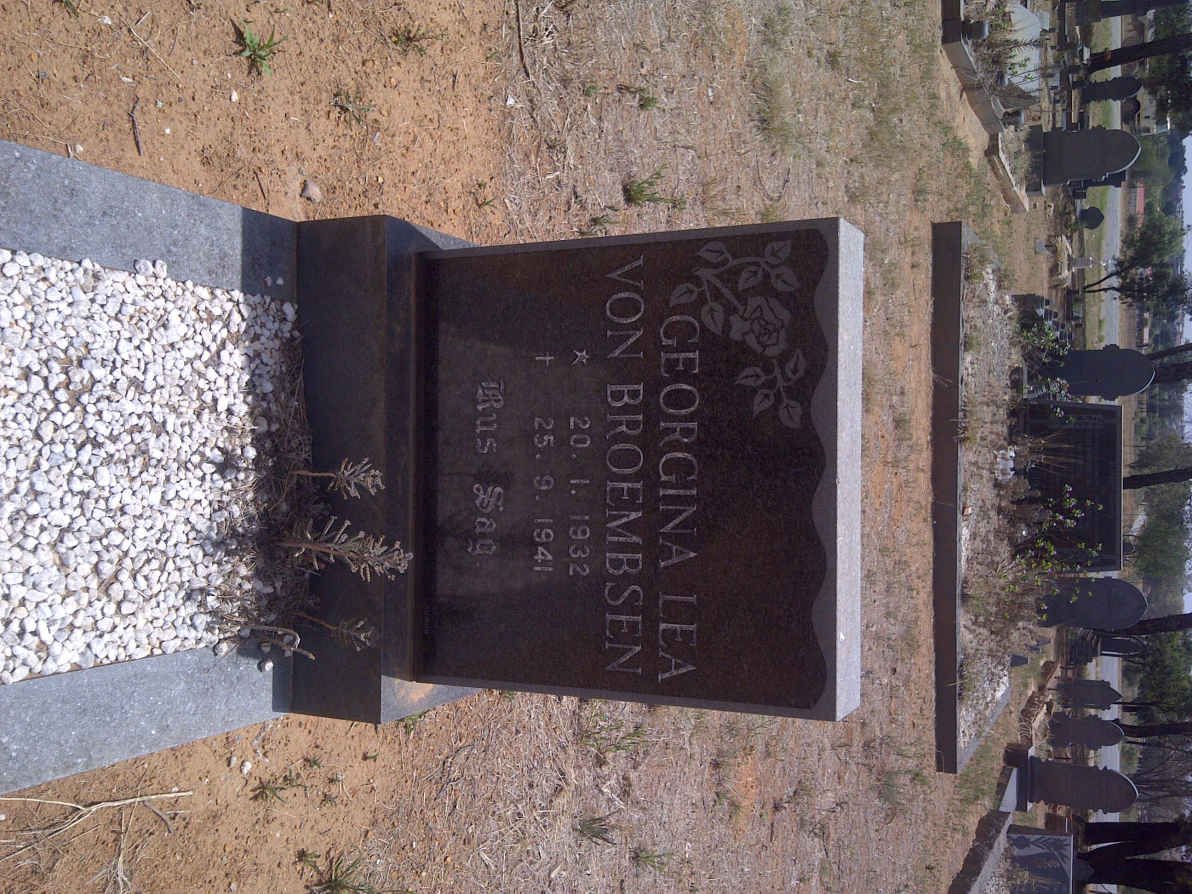 BROEMBSEN Georgina Lea, von 1932-1941