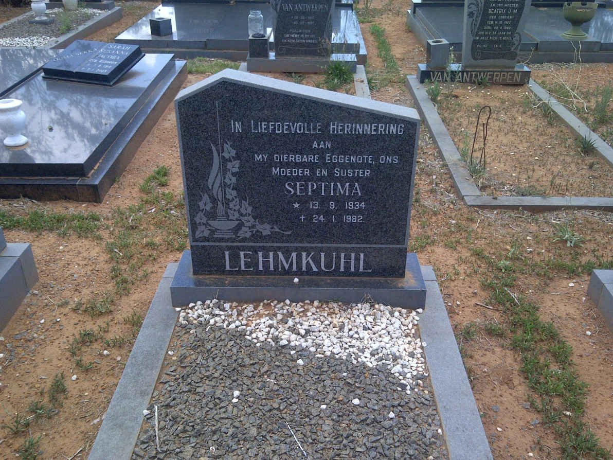 LEHMKUHL Septima 1934-1982