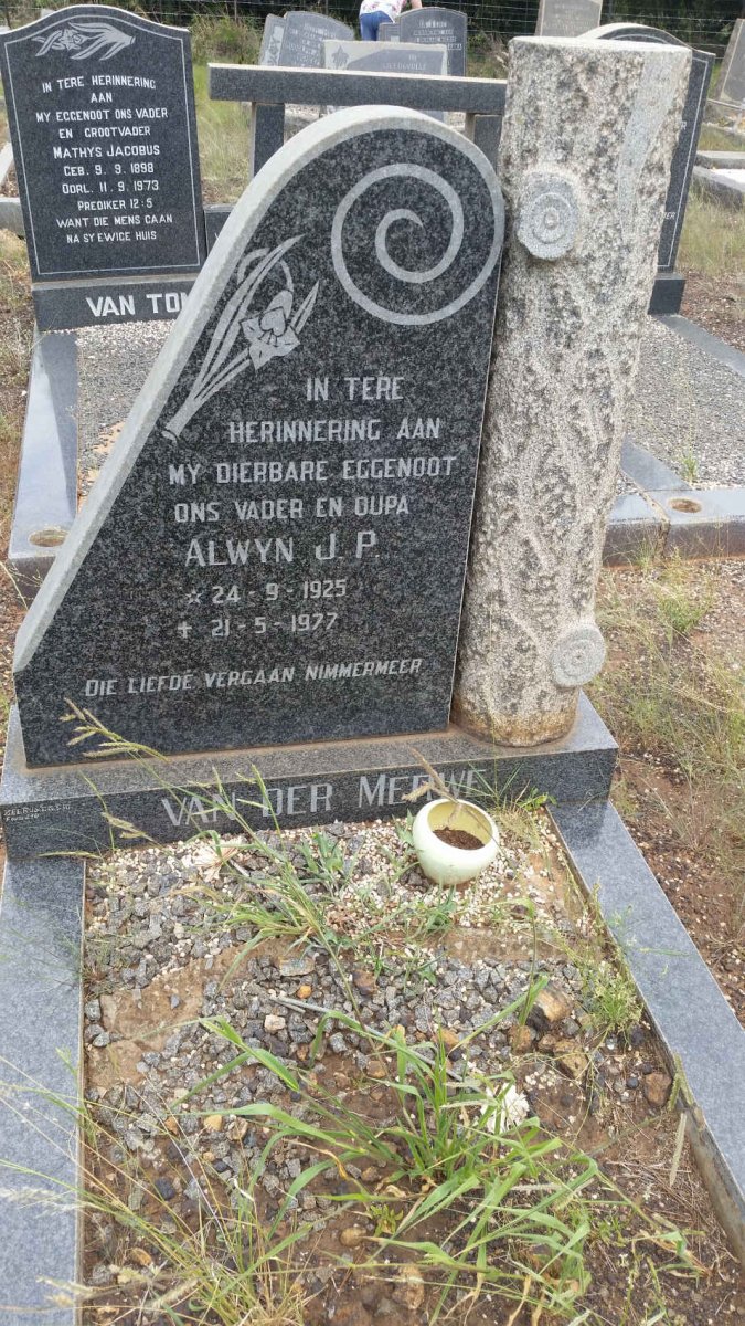 MERWE Alwyn J.P., van der 1925-1977