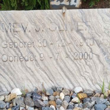 OLIVER J. 1910-2000