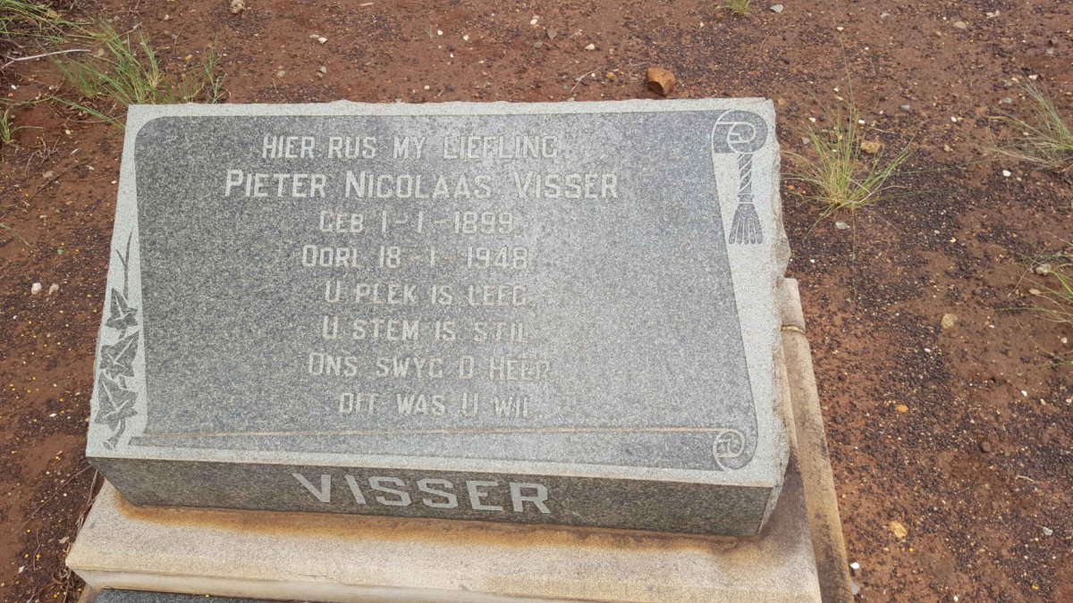 VISSER Pieter Nicolaas 1899-1948