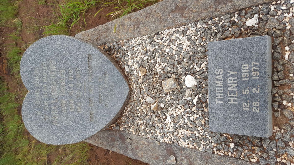 HENRY Maria Louisa nee GROBLER 187?-1947 :: HENRY Thomas 1910-1977