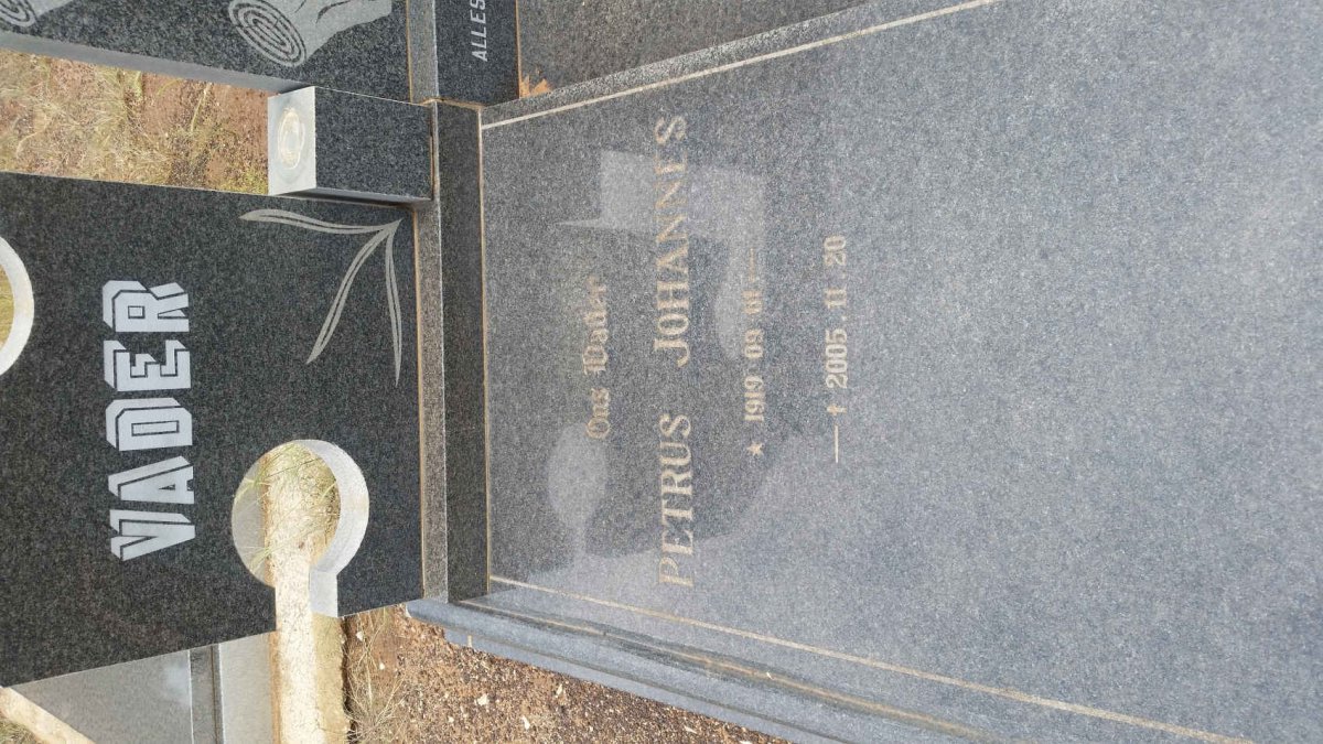 UYS Petrus Johannes 1919-2005