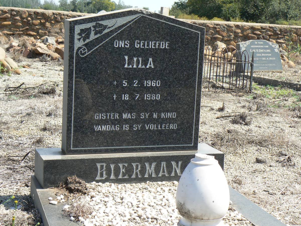 BIERMAN Lila 1960-1980