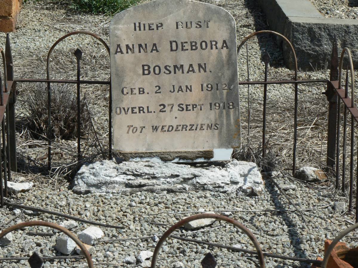 BOSMAN Anna Debora 1912-1918