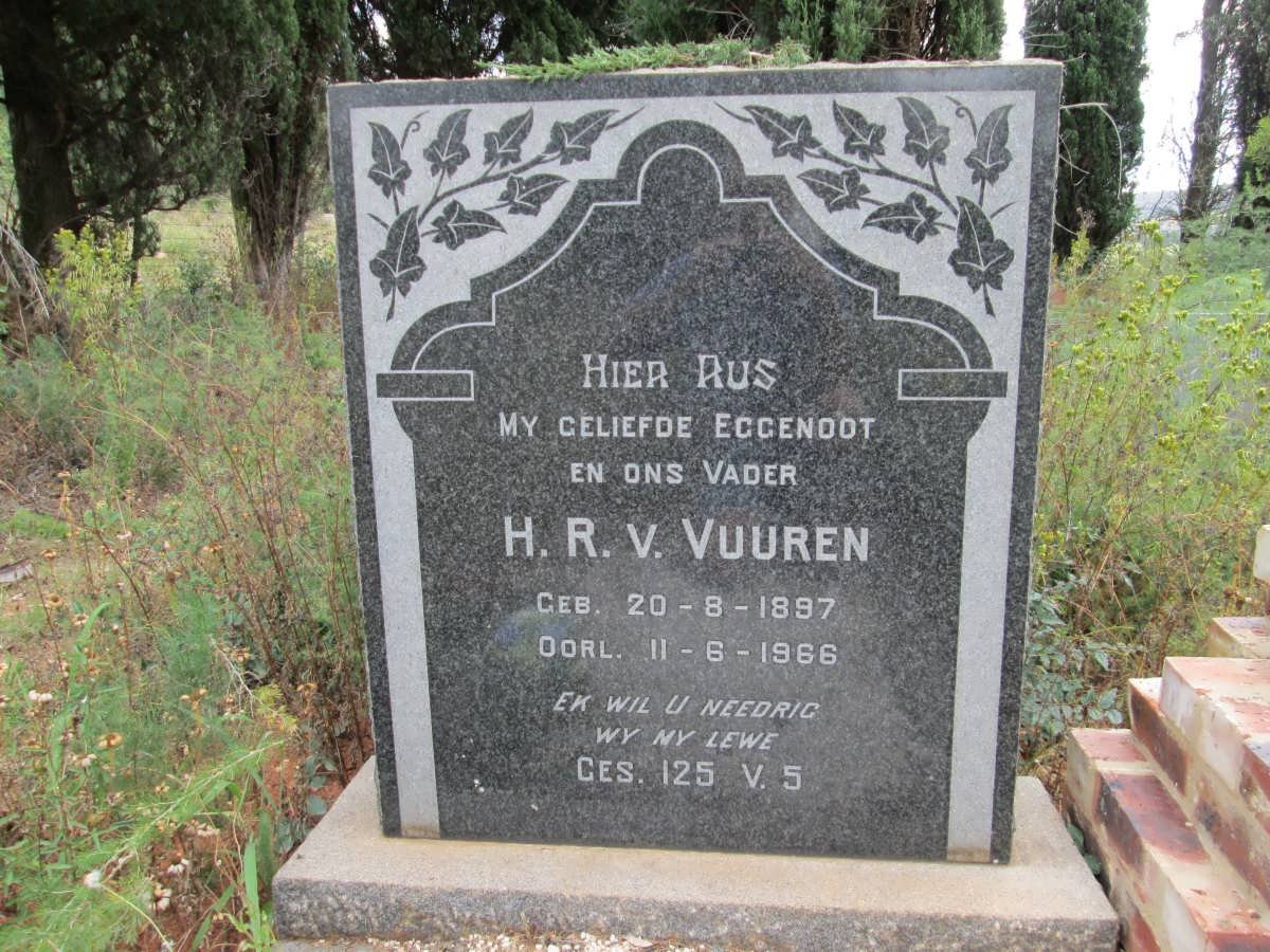 VUUREN H.R., v. 1897-1966
