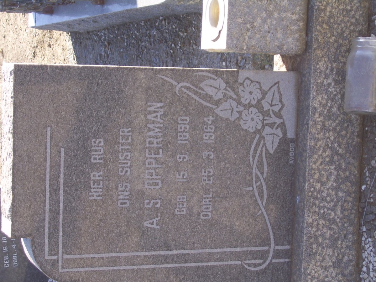 OPPERMAN A.S. 1890-1964