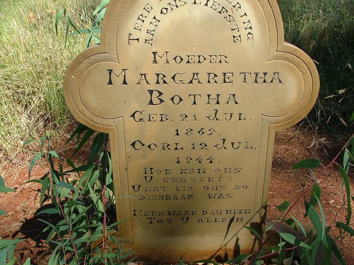 BOTHA Margaretha 1862-1944