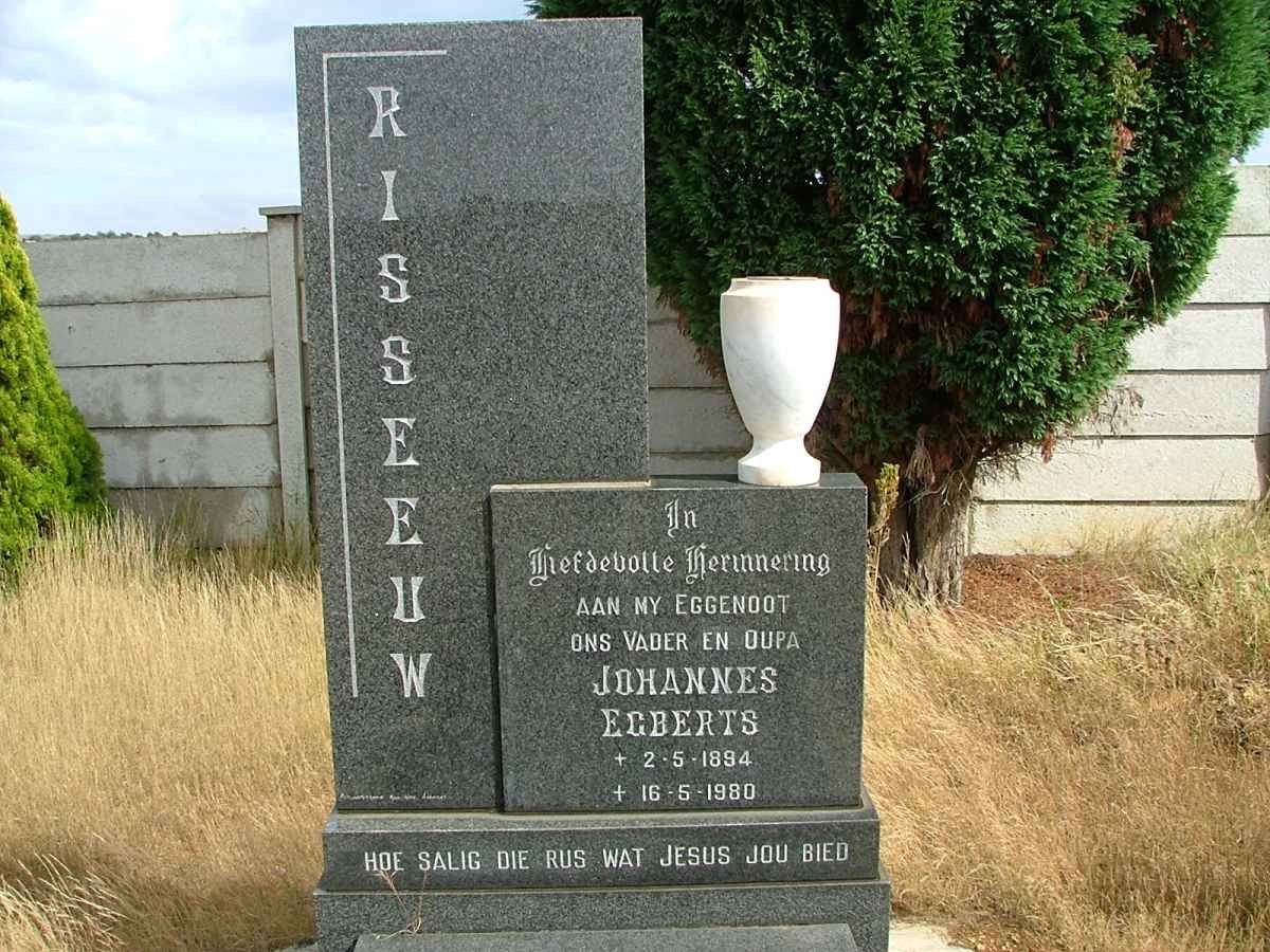 RISSEEUW Johannes Egberts 1894-1980