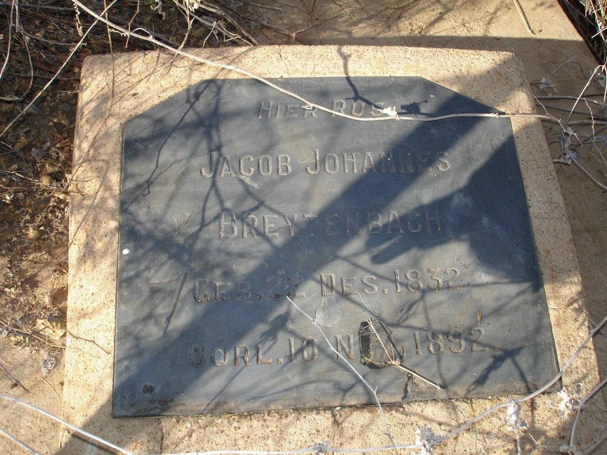 BREYTENBACH Jacob Johannes 1832-1892