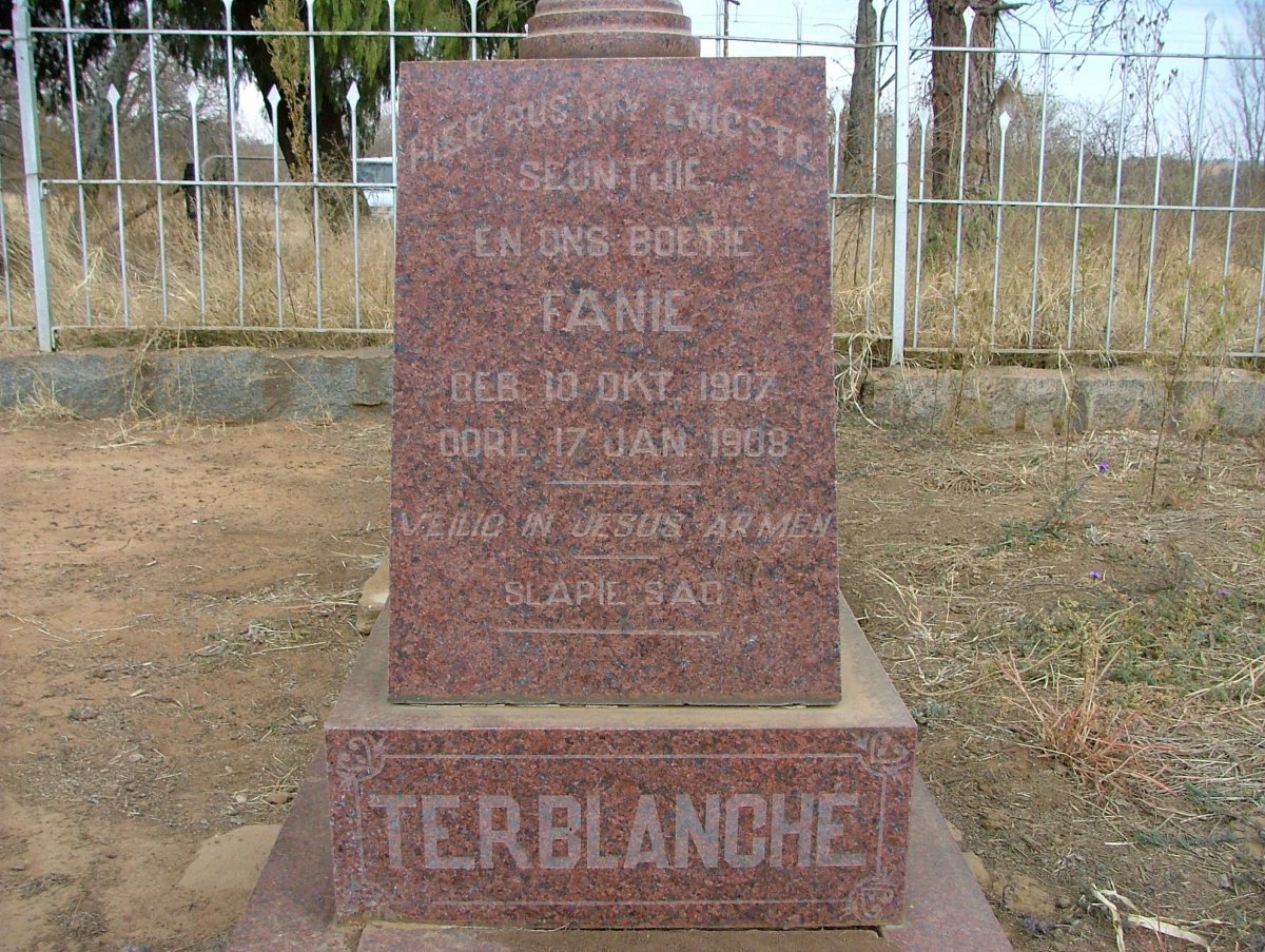 TERBLANCHE Fanie 1907-1908
