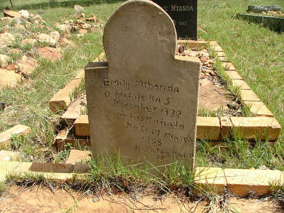 MTHANDA Emily 1939-1958